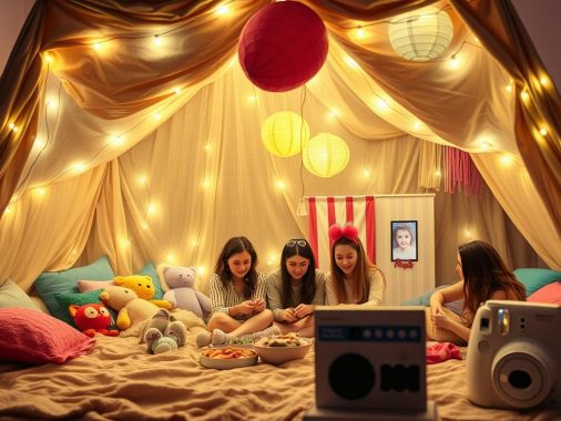 creative sleepover photo moment planning ideas