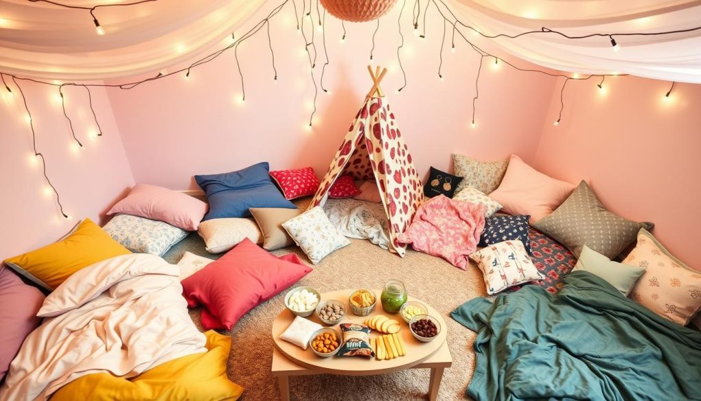 creative sleepover setups