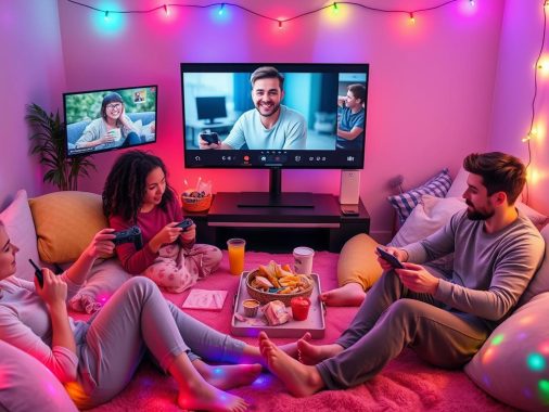 digital sleepover entertainment options