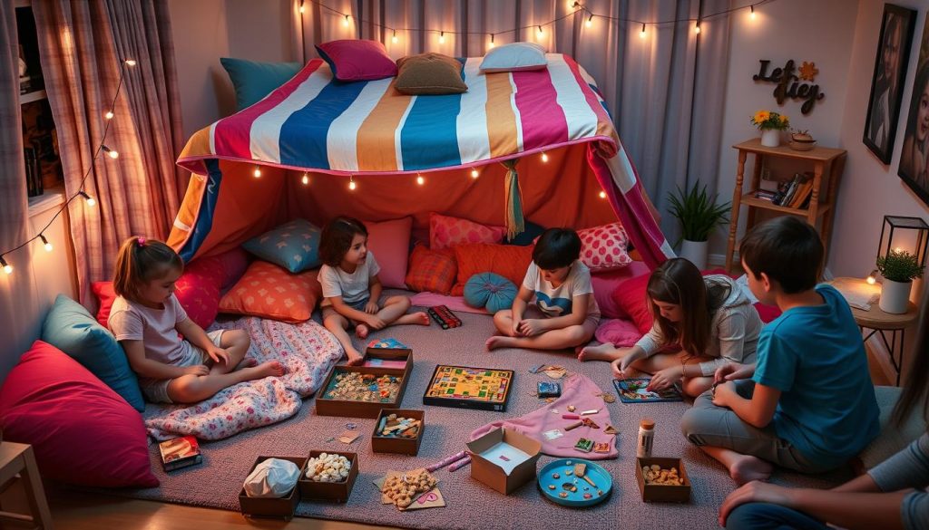 indoor activities for sleepovers