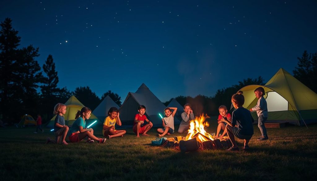 outdoor sleepover games