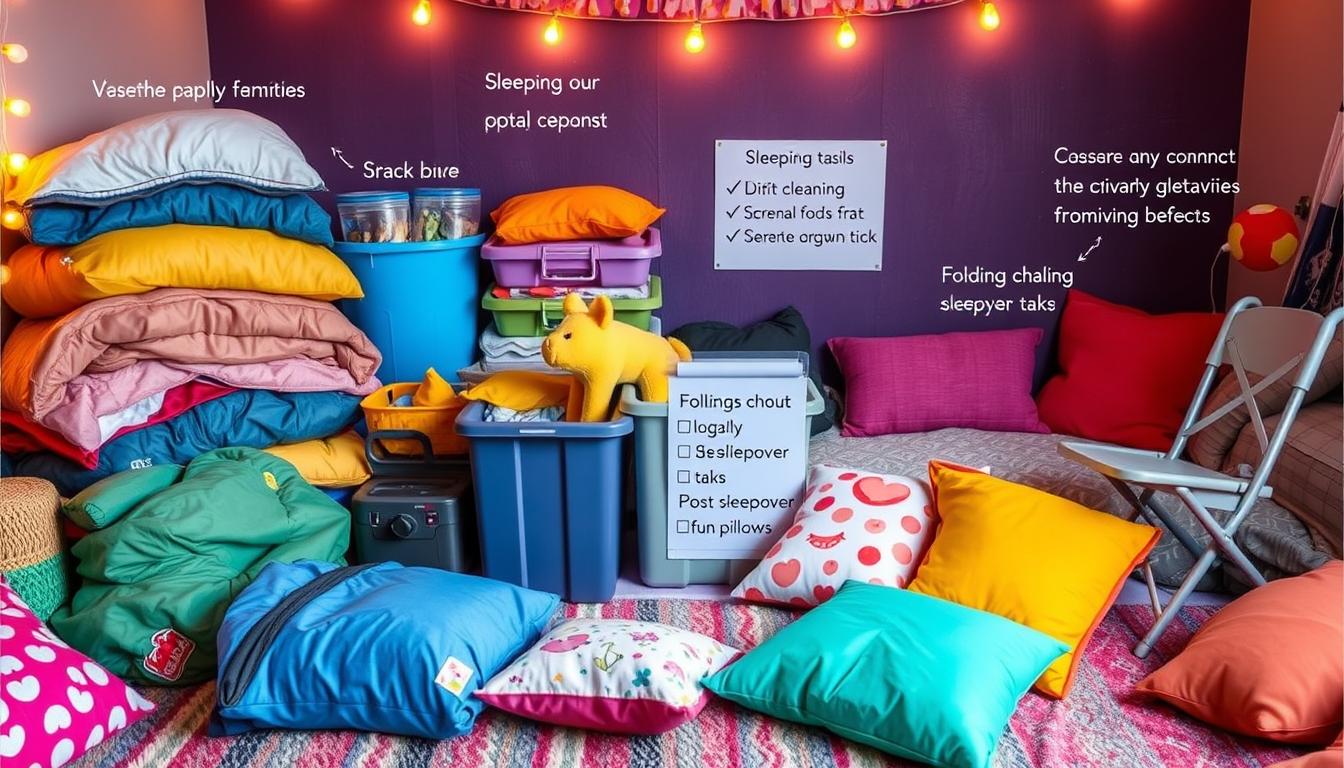 Efficient Sleepover Cleanup Organization Tips