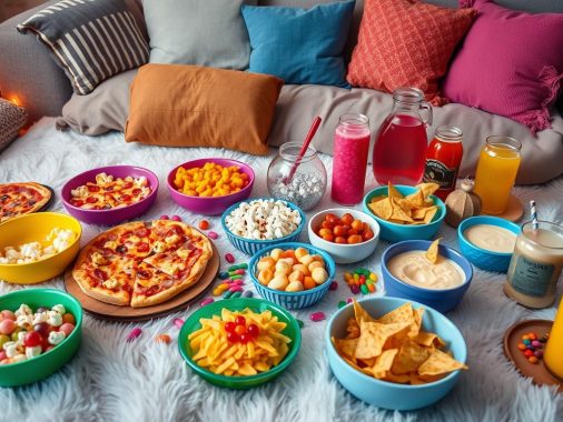 sleepover food planning suggestions