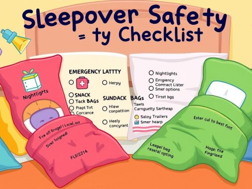 sleepover safety protocol checklist