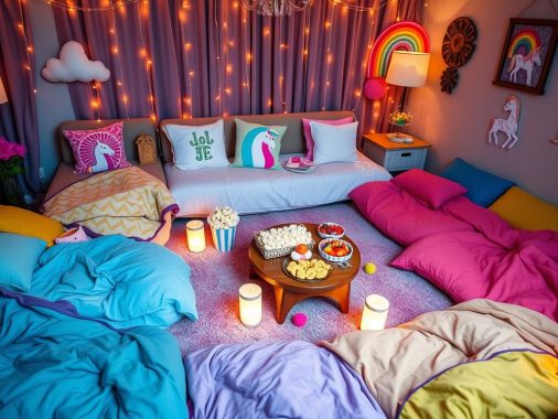 themed sleepover party planning ideas